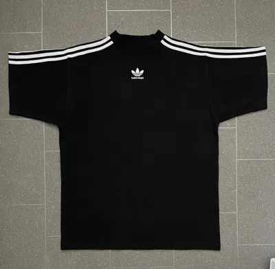 Pre-owned Adidas X Balenciaga Adidas Logo Shirt In Black