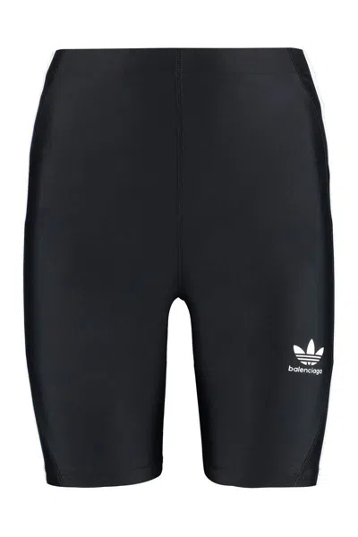 Adidas X Balenciaga Sports Shorts In Black