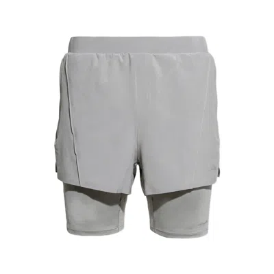 Adidas X Entire Studios X Entire Studios D4t Layered Shorts In Gray