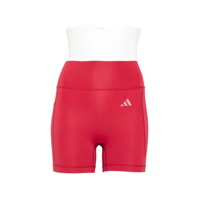 Adidas X Entire Studios X Entire Studios Side-pocket Logo Shorts In Red
