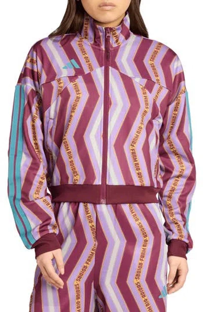 Adidas X Farm Rio Tiro Track Jacket In Multi
