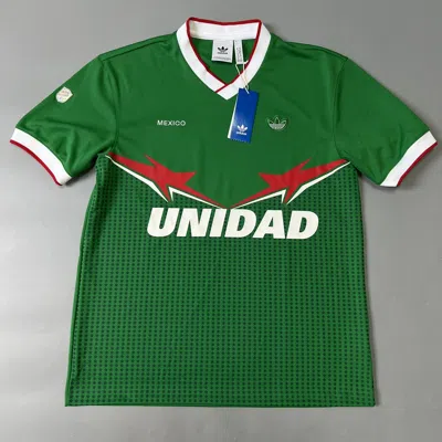 Pre-owned Adidas X Fifa World Cup Retro Adidas Mexico Soccer Football Jersey Unidad New In Green