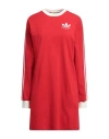Adidas X Gucci Woman Mini Dress Red Size M Cotton, Elastane, Polyamide