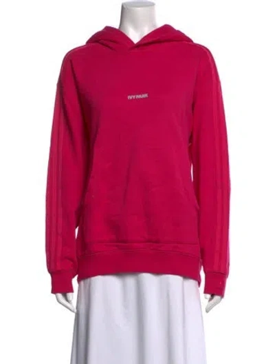 Pre-owned Adidas X Ivy Park Crew Neck Long Sleeve Hoodie In Pink