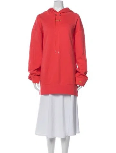 Pre-owned Adidas X Ivy Park Crew Neck Long Sleeve Hoodie W/ Tags In Red