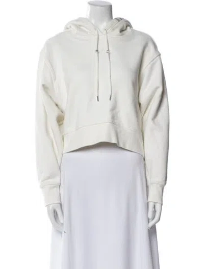Pre-owned Adidas X Ivy Park Crew Neck Long Sleeve Sweatshirt In White