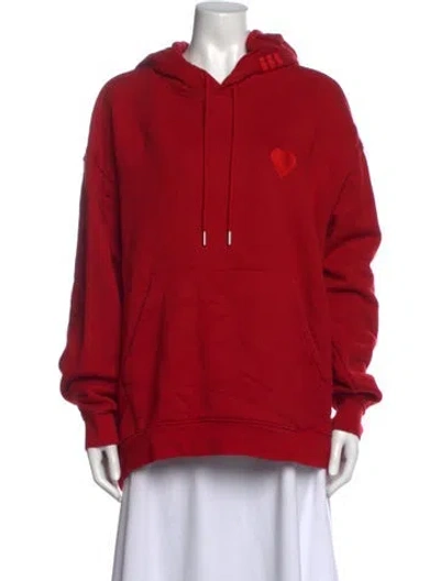 Pre-owned Adidas X Ivy Park Crew Neck Sweater In Red