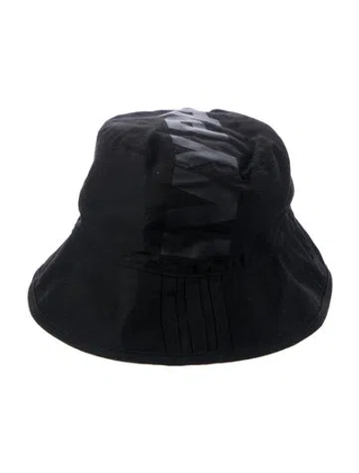Pre-owned Adidas X Ivy Park Embroidered Bucket Hat In Black
