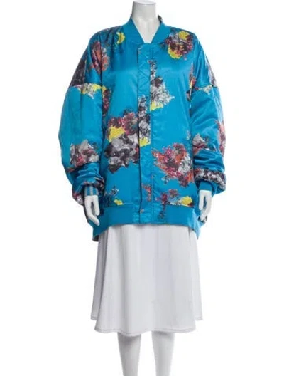 Pre-owned Adidas X Ivy Park Floral Print Evening Jacket In Multi