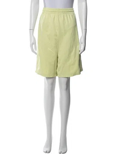 Pre-owned Adidas X Ivy Park Knee-length Shorts In Yellow