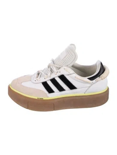 Pre-owned Adidas X Ivy Park Leather Printed Athletic Sneakers