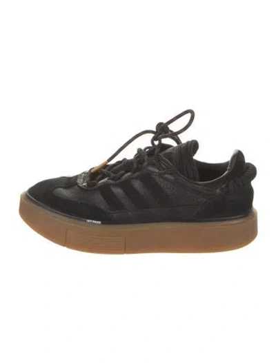 Pre-owned Adidas X Ivy Park Leather Sneakers In Black