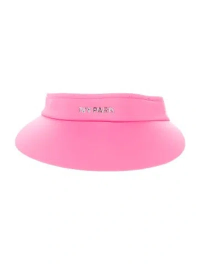 Pre-owned Adidas X Ivy Park Logo Sun Visor W/tags In Pink