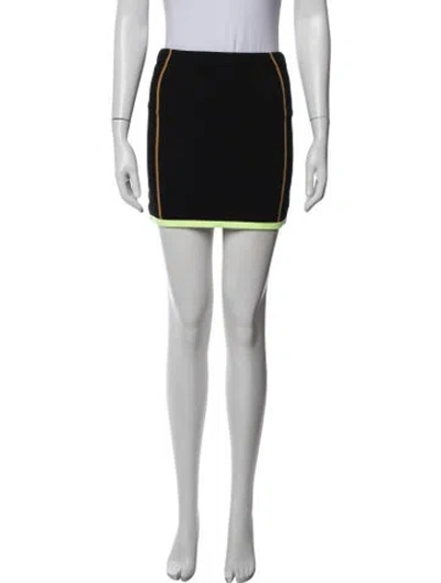 Pre-owned Adidas X Ivy Park Mesh Accents Mini Skirt In Black