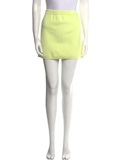 Pre-owned Adidas X Ivy Park Mesh Accents Mini Skirt In Green