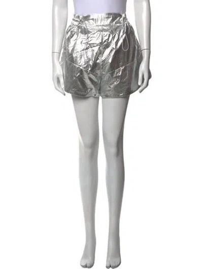 Pre-owned Adidas X Ivy Park Mini Shorts In Metallic