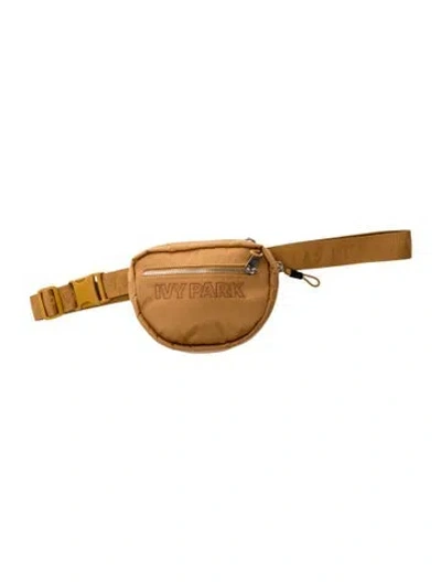 Pre-owned Adidas X Ivy Park Nylon Belt Bag In Neutral