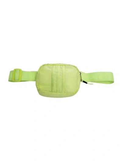 Pre-owned Adidas X Ivy Park Nylon Belt Bag In Yellow