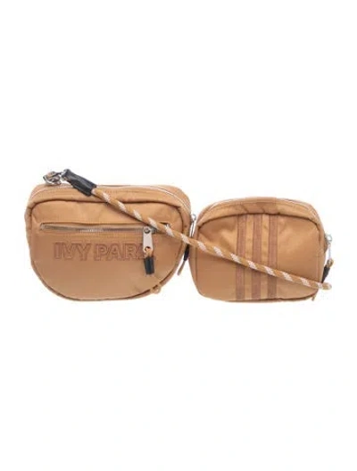 Pre-owned Adidas X Ivy Park Nylon Crossbody Bag In Neutral