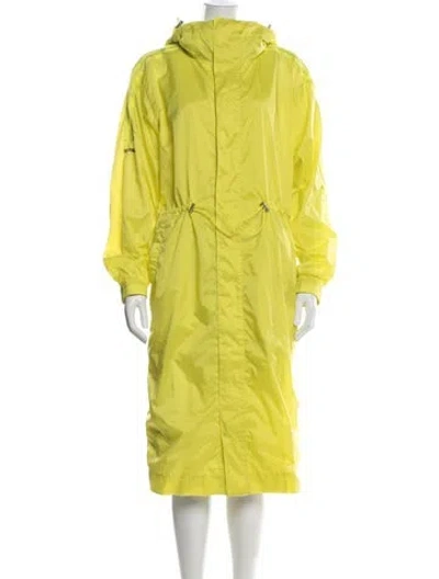 Pre-owned Adidas X Ivy Park Nylon Performance Coat In Green