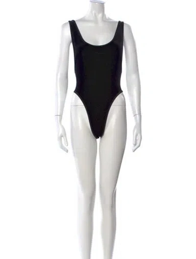 Pre-owned Adidas X Ivy Park Scoop Neck Sleeveless Bodysuit W/ Tags In Black
