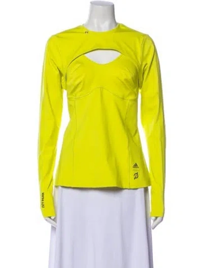Pre-owned Adidas X Ivy Park Set In Yellow