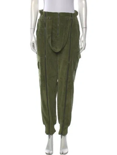 Pre-owned Adidas X Ivy Park Straight Leg Pants In Green
