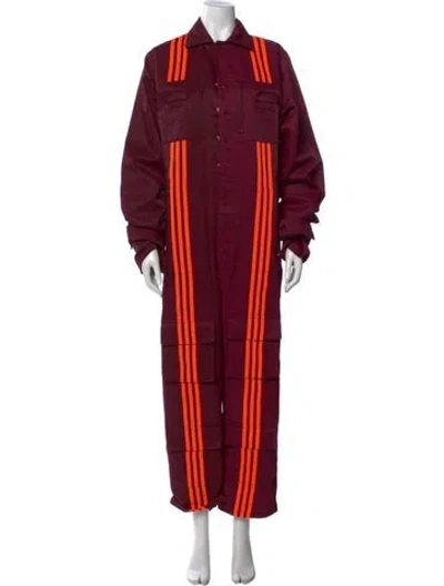 Pre-owned Adidas X Ivy Park Striped Jumpsuit In Multi
