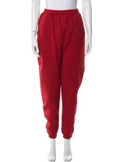 Pre-owned Adidas X Ivy Park Striped Sweatpants In Red