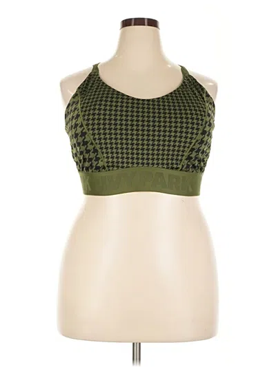 Pre-owned Adidas X Ivy Park Tank Top Green Halter Neckline Tops