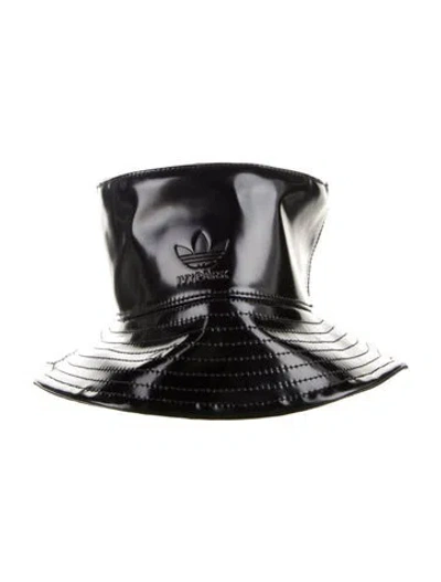 Pre-owned Adidas X Ivy Park Womens Polyester Bucket Hat In Black