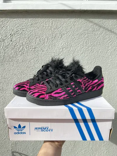 Pre-owned Adidas X Jeremy Scott Adidas Bones Campus 80 Shoes In Pink