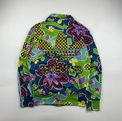 Pre-owned Adidas X Jeremy Scott Floral Track Jacket In Multi