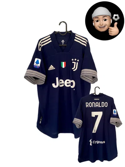 Pre-owned Adidas X Jersey 2020 2021 Game Issue Ronaldo Juventus Adidas Soccer Jersey 7 In Blue
