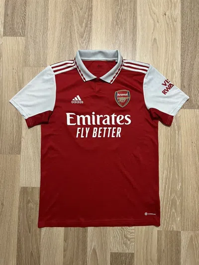 Pre-owned Adidas X Jersey Adidas Arsenal 2022 Trossard 19 Soccer Jersey In Red