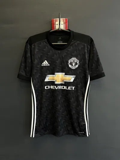 Pre-owned Adidas X Jersey Vintage Adidas Manchester United Blokecore Jersey Drill In Black