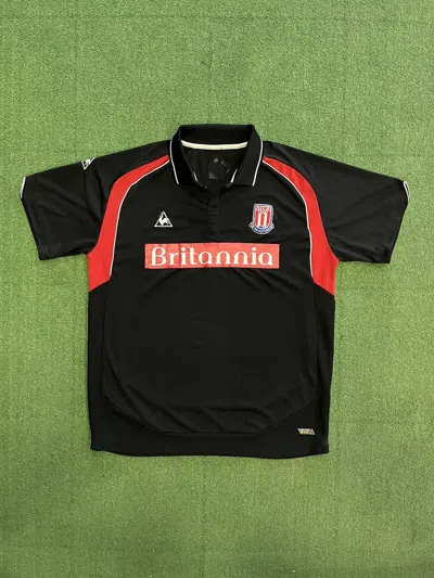 Pre-owned Adidas X Jersey Vintage Blokecore Adidas Stoke City Jersey Drill Football In Red