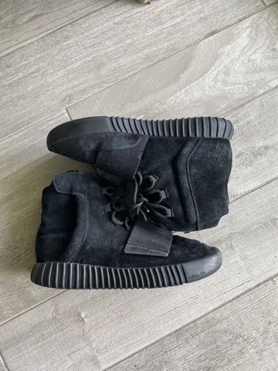Pre-owned Adidas X Kanye West Adidas Yeezy 750 Boost Triple Black Shoes