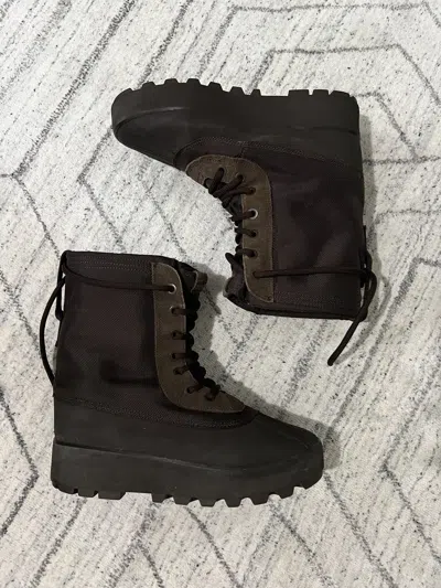 Pre-owned Adidas X Kanye West Adidas Yeezy 950 Chocolate Boots