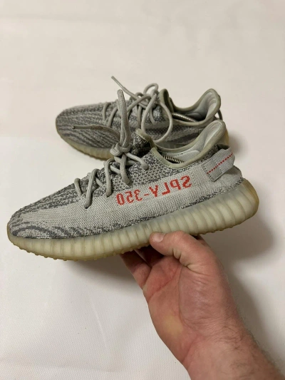 Pre-owned Adidas X Kanye West Adidas Yeezy Boost 350 V2 Blue Tint Shoes