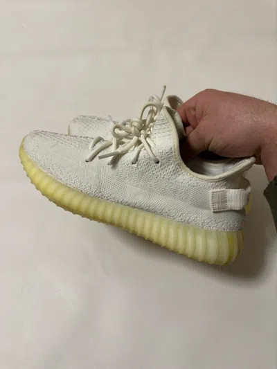 Pre-owned Adidas X Kanye West Adidas Yeezy Boost 350 V2 Cream White Shoes