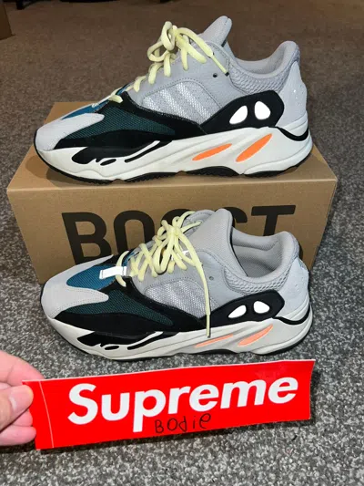 Pre-owned Adidas X Kanye West Adidas Yeezy Boost 700 Wave Runner Shoes In White