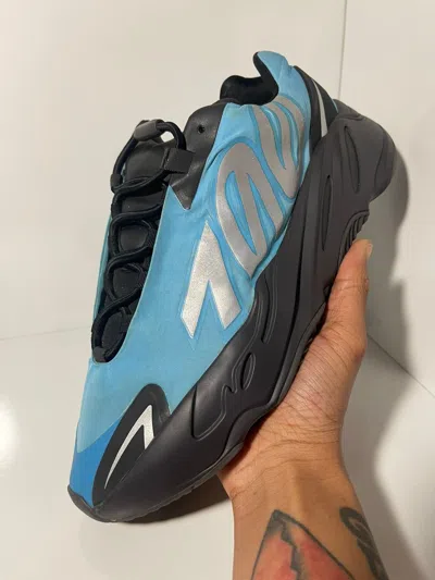 Pre-owned Adidas X Kanye West Yeezy Boost 700 Mnvn ‘bright Cyan' Shoes In Blue