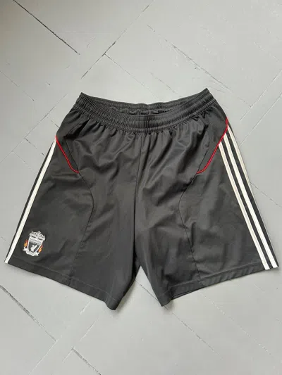 Pre-owned Adidas X Liverpool Adidas Fc Liverpool Shorts Vintage In Black