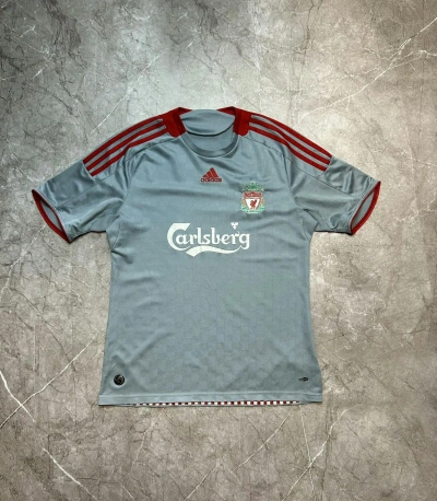 Pre-owned Adidas X Liverpool Adidas Liverpool Jersey 2008 Kit In Grey