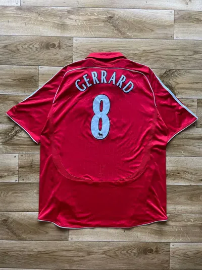 Pre-owned Adidas X Liverpool Vintage Liverpool Adidas Jersey Gerrard In Red
