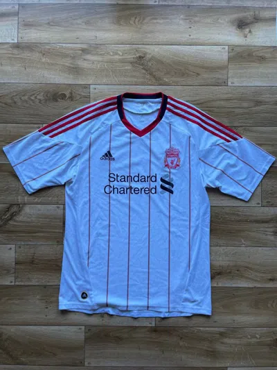 Pre-owned Adidas X Liverpool Vintage Liverpool Adidas Jersey In White