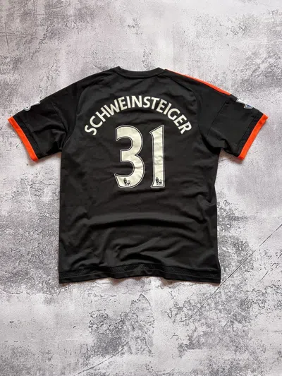 Pre-owned Adidas X Manchester United Adidas Manchester United 2015-2016 Schweinsteiger Third In Black