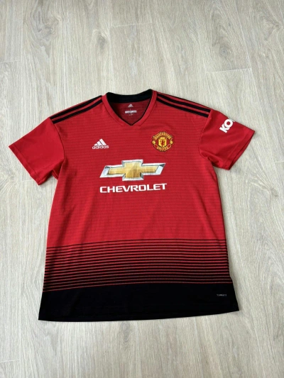 Pre-owned Adidas X Manchester United Adidas Manchester United Soccer Jersey In Red