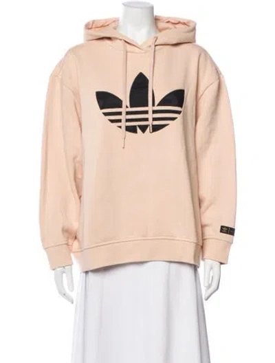 Pre-owned Adidas X Marimekko Crew Neck Long Sleeve Hoodie In Orange